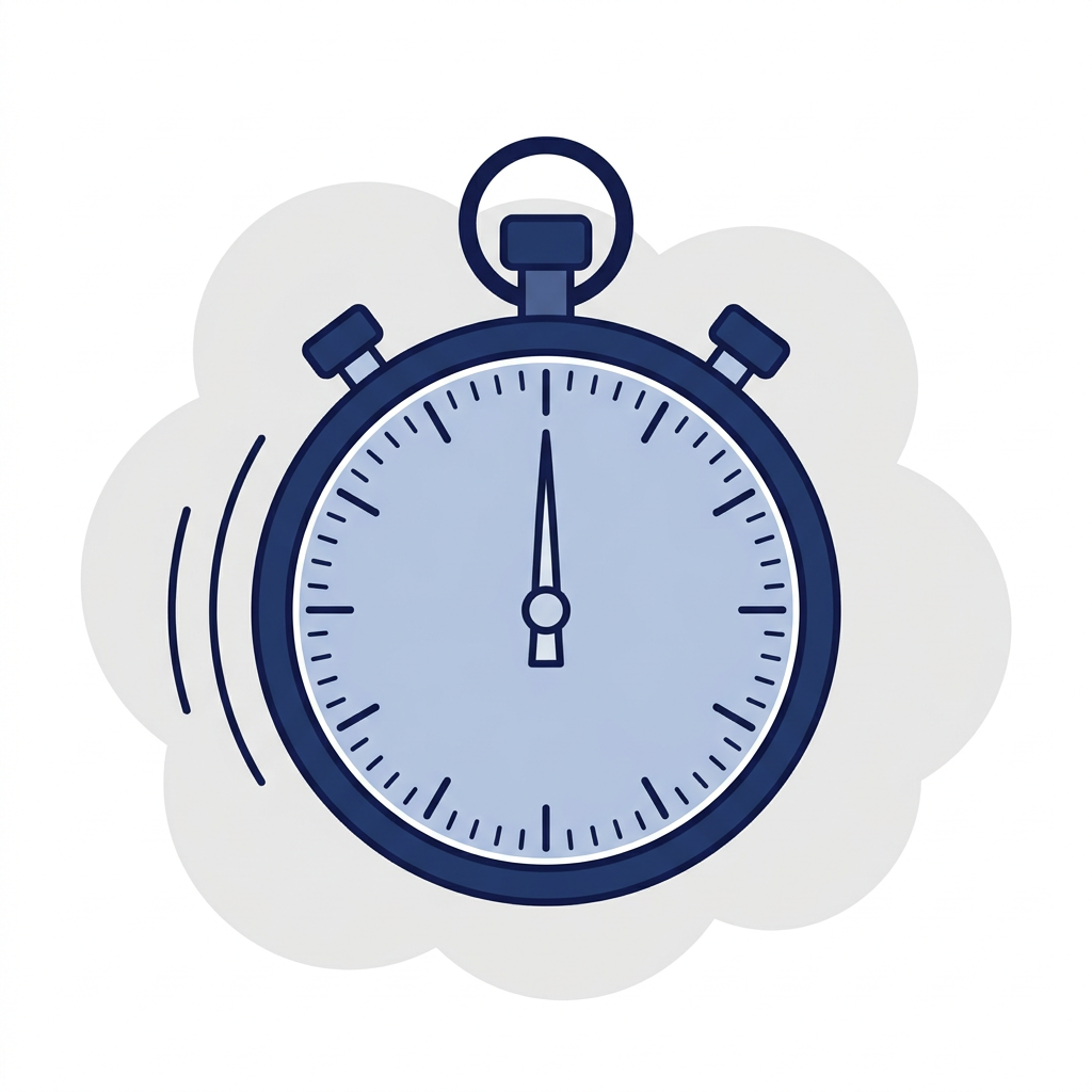 Illustration of a stopwatch